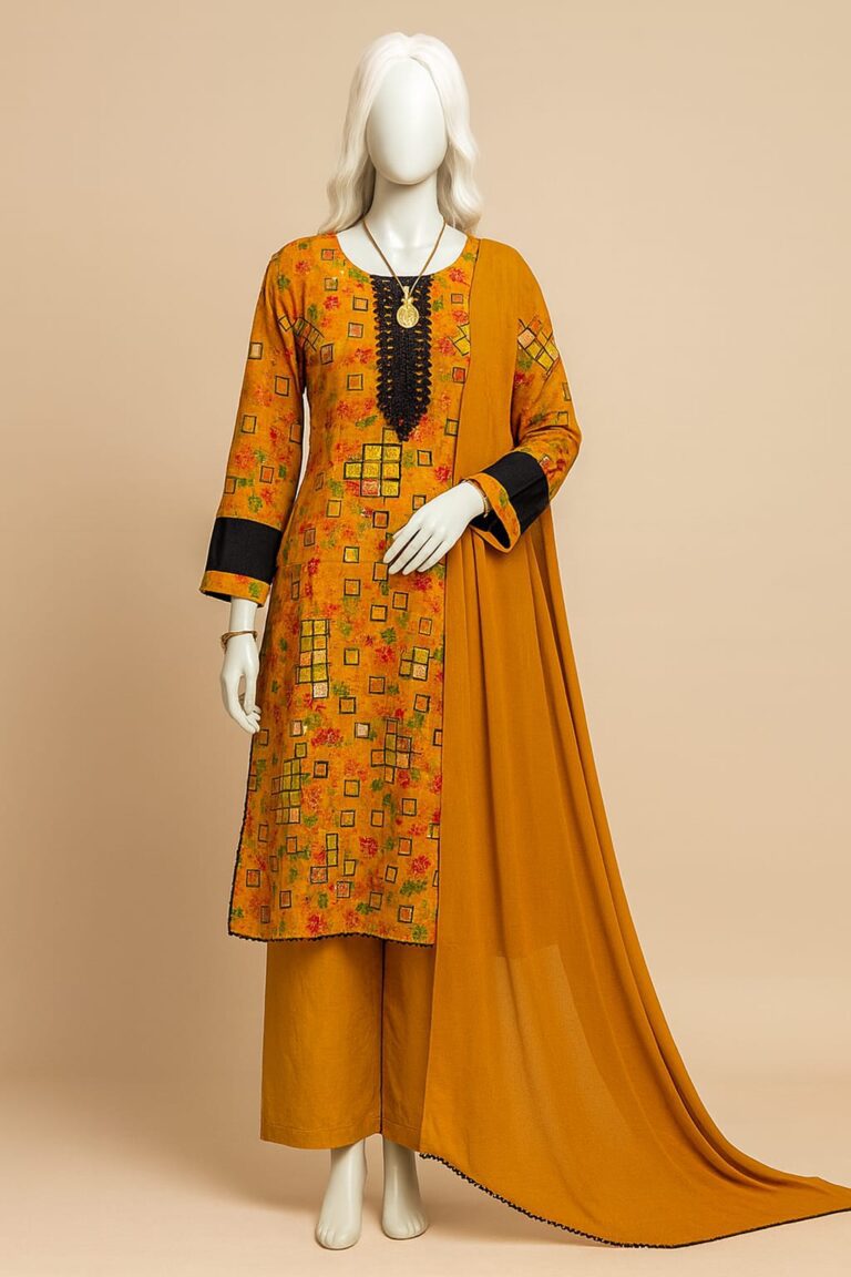 mustard-printed-lawn-unstitched
