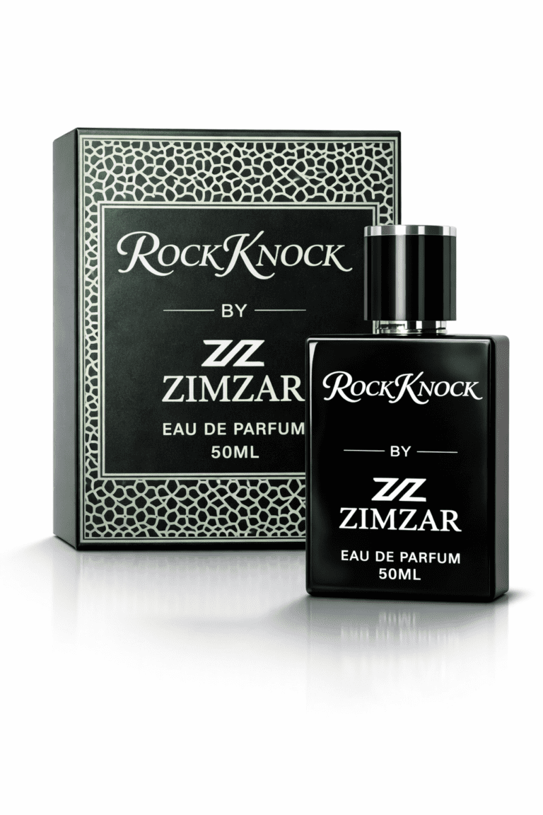 Create a professional product image using the raw reference image of the perfume bottle and box I provided. Place the bottle and box in a catchy, attractive style, with the bottle in front and the box behind or slightly angled so both are clearly visible. place both on somthing to make catchy look Use a plain pure white background with soft studio lighting and a light shadow under the products. Keep the original bottle and box design exactly the same, only improve the lighting and presentation. Make it look like high-quality commercial product photography, sharp focus, realistic reflections, no watermark, no extra objects.