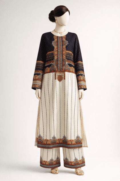 FUSION LONG LENGTH 2-PCS SUIT STITCHED