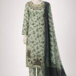 Pista Green Floral  3pc